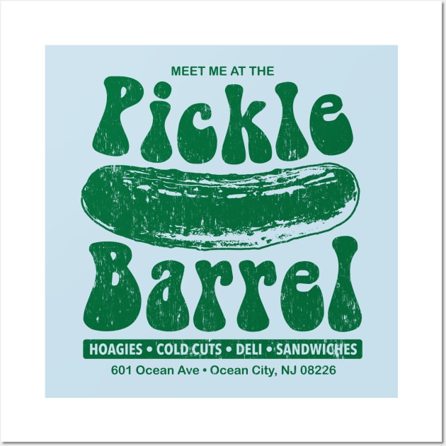 Pickle Barrel - BACK PRINT Wall Art by mcillustrator